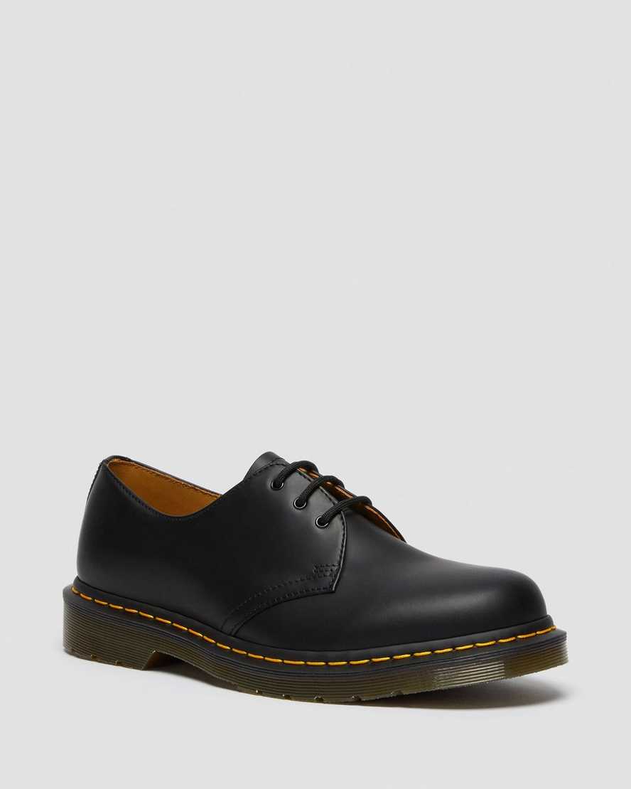 Dr Martens Oxford Shoes Women's 1461 Smooth Leather Black | Malaysia 29076-IXST